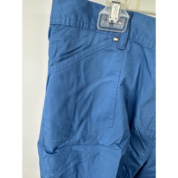 Hasting & Smith Womens Riviera Blue Cargo Shorts Sz 14 NWT BD0145A Elastic Back - Picture 11 of 13